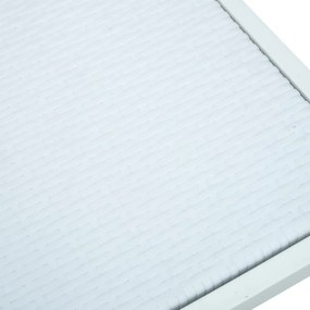 vidaXL Σετ Τραπεζαρίας Κήπου 7 Τεμαχίων Μαύρο και Λευκό