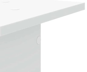 vidaXL Βάσεις Ηχείων 2 Τεμ. Λευκή 30x30x40 εκ. Επεξ. Ξύλο