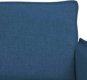 vidaXL Καναπές 180cm 2 pcs Μπλε Μέταλλο