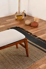 Ταμπουρέ Καρυδιά / Κρέμ TOUCH 120x40x45