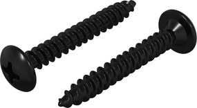 VidaXL Καρφί Χτυπήματος 2 τεμ. Μαύρο M4 x 28 mm Ατσάλι