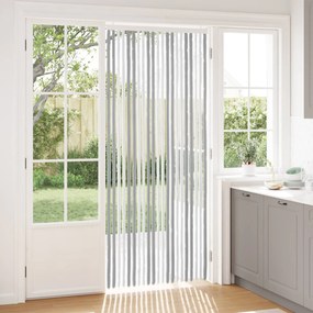 vidaXL Κουρτίνα εντόμων Chenille Γκρι και Λευκό 90 x 220 cm 100% PP