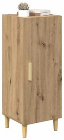 vidaXL Πλαϊνό γραφείο artisan δρυς 34,5 x 34 x 90 εκ.