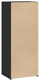vidaXL Ντουλάπι Μαύρο 50x41x124 εκ. από Επεξεργασμένο Ξύλο