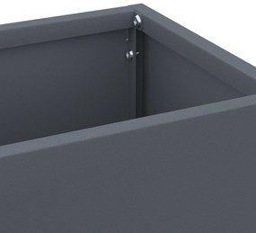 vidaXL Βάση Ομπρελών Ανθρακί Μέταλλο Κανονικό Βάση Ομπρελών Ορθογώνια