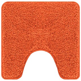 vidaXL Πατάκι μπάνιου 2 pcs Πορτοκαλί 50 x 50 cm Πολυπροπυλένιο