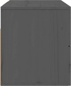 vidaXL Κομοδίνο Επιτοίχιο Γκρι 50 x 36 x 40 εκ.