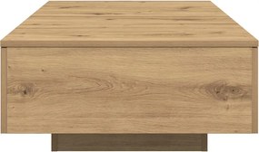 vidaXL Τραπεζάκι Σαλονιού Artisan Δρυς 90x60x31 εκ. Επεξ. Ξύλο