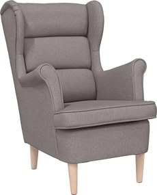 vidaXL πολυθρόνα Taupe 74x84x100 cm Ύφασμα