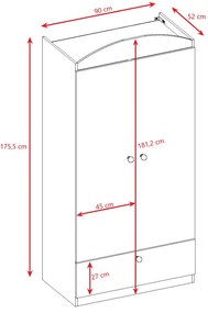 Ντουλάπα Babydreams Cartoon-Roz-Formula