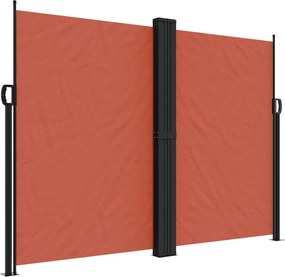 vidaXL Σκίαστρο Πλαϊνό Συρόμενο Τερακότα 180 x 1000 εκ.