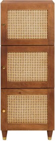 vidaXL Ψηλή Πολυθρόνα Καφέ 40 x 33,5 x 110 εκ Στερεό ξύλο μάνγκο