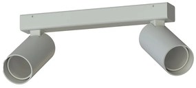 Φωτιστικό Οροφής - Σποτ Fourty 11437 4-16.5x20-32x6.5-11.5cm 2xGU10 10W Light Grey Nowodvorski