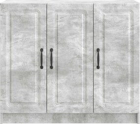 vidaXL Πλαϊνό γραφείο Γκρι Σκυροδέματος 89 x 34,5 x 77 εκ.