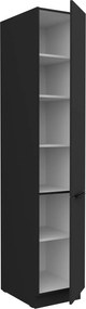 Επιδαπέδιο ντουλάπι Arianna 40 DK 210 2F-Μαύρο