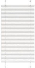 vidaXL Πλισέ περσίδα Λευκό 70x150 cm Πλάτος υφάσματος 69,4 cm