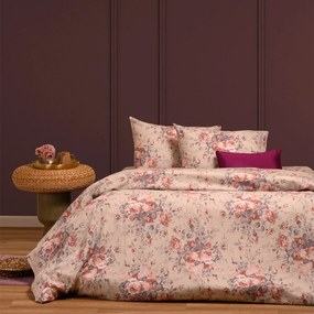 Φανελένια Σεντόνια Μονά (Σετ) Melinen Peonia Rose Σάπιο Μήλο Με Λάστιχο 100x200+30