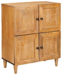 vidaXL Πλαϊνό γραφείο Ανοιχτό καφέ 33.5 x 60 x 75 εκ