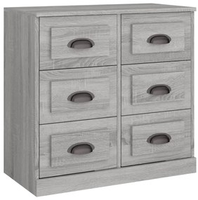 vidaXL Μπουφές Γκρι Sonoma 70x35,5x67,5 εκ. από Επεξεργασμένο Ξύλο
