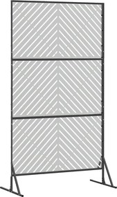 vidaXL Οθόνη Ιδιωτικότητας Γκρι 100 x 50 x 180 εκ. Ατσάλι