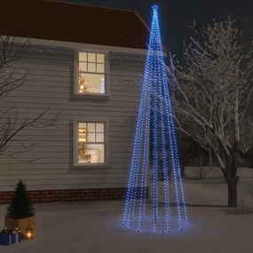 vidaXL Χριστουγεννιάτικο Δέντρο Με Ακίδα 1134 LED Μπλε 800 εκ.