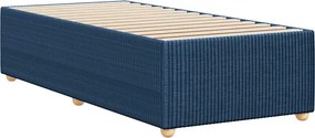 vidaXL Σκελετός Κρεβατιού Χωρίς Στρώμα Μπλε 80x200 εκ. Υφασμάτινο