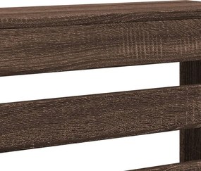 vidaXL Κάλυμμα Καλοριφέρ Καφέ Δρυς 175x20x82 εκ. Επεξεργασμένο Ξύλο