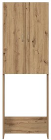vidaXL Ντουλάπι Πλυντηρίου τεχνίτης Δρυς 64 x 25,5 x 190 εκ.