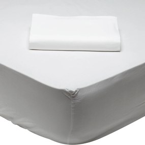 KING SIZE ΣΕΝΤΟΝΙ ΜΕ ΛΑΣΤΙΧΟ 180x200cm DAS HOME -  ARTIC WHITE 1001