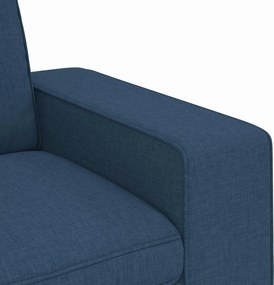vidaXL Καναπές 120cm 2 pcs Μπλε Μέταλλο