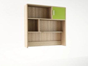 Εταζέρα σε χρώμα δρυς-λαχανί 100x30x100 500-00233
