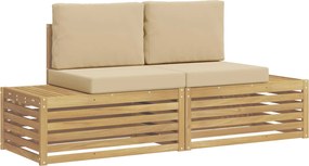 vidaXL Σετ Καναπέ 3 Τεμάχιο 182,5 x 63 x 73 εκ.