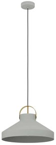 Φωτιστικό Οροφής Estepona 390226 Φ42x150cm 1xE27 40W Grey-Brass Eglo Steel
