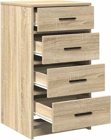 vidaXL Πλαϊνό γραφείο Sonoma Δρυς 40 x 41 x 75 εκ Επεξεργασμένο ξύλο