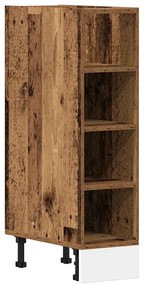 vidaXL Κάτω ντουλάπι Riga Παλιό ξύλο 20x44,5x81,5 cm