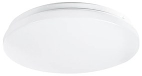 GloboStar® CELANO 61006 LED Πλαφονιέρα Οροφής Στρόγγυλη Φ26 20W 1900lm 120° AC 220-240V Αδιάβροχη IP54 Φ26 x Υ6cm Φυσικό Λευκό 4500K - 3 Χρόνια Εγγύηση