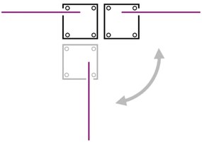 vidaXL Σκίαστρο Πλαϊνό Συρόμενο Ανθρακί 120 x 1000 εκ.