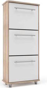 Παπουτσοθήκη Niag 5803D 58x26.5x132εκ Σονόμα-Λευκή