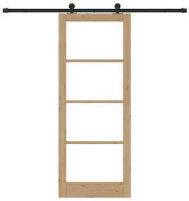 vidaXL Συρόμενη Πόρτα με το Σετ Hardware 'ORKDAL'83x211 cm