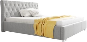 Επενδυμένο κρεβάτι Toro-Gkri Anoixto-120 x 200
