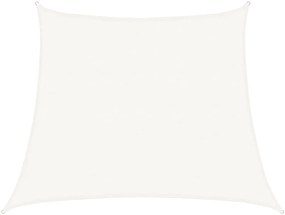 vidaXL Πανί Σκίασης Λευκό 3/4 x 3 μ. από HDPE 160 γρ./μ²