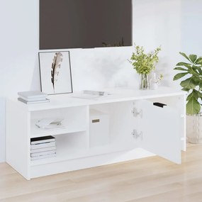 vidaXL Έπιπλο Τηλεόρασης Λευκό 102x35,5x36,5 εκ. Επεξεργασμένο Ξύλο