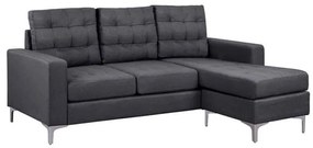 Καναπές Γωνία Αναστρέψιμη Santino HM3152.01 Grey 192X129X82Y εκ. Fabric
