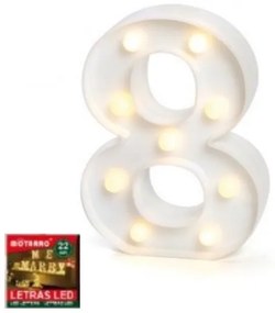 LED μπαταρίας αριθμός 8 OEM