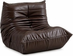 Πολυθρόνα Nextdeco Togo eco leather καφέ Υ70x97x85εκ.
