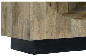 Σκευοθήκη DKD Home Decor Μαύρο Φυσικό Ξύλο από Μάνγκο 70 x 35 x 185 cm 70 x 35 x 184 cm