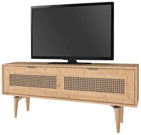 Έπιπλο τηλεόρασης Sirona Megapap από μελαμίνη χρώμα sapphire 140x30x55εκ.