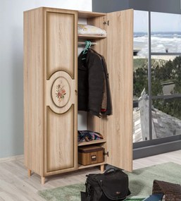 Διφυλλη Ντουλαπα Δρυς Sonoma STIL 52x90x192