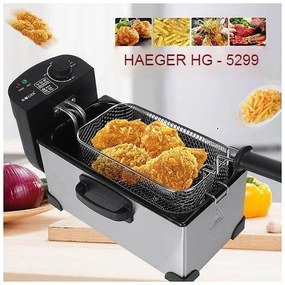 Ηλεκτρική φριτέζα 2000W Haeger HG-5299