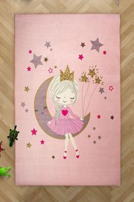 Χαλί Princess 282 Pink DimCol 135X200cm